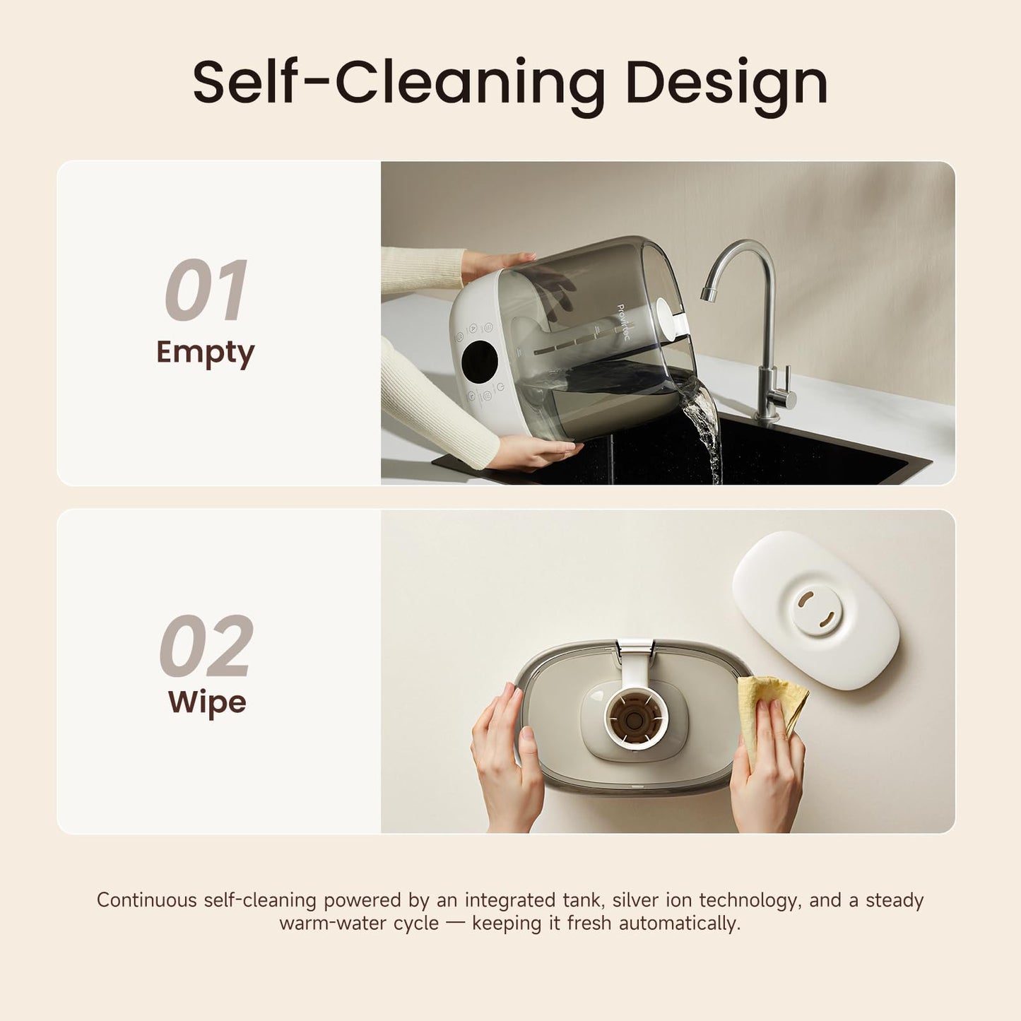 Large Room 6L Self-Cleaning Ultrasonic Humidifier with Warm & Cool Mist, No-Leak Design, Remote Control