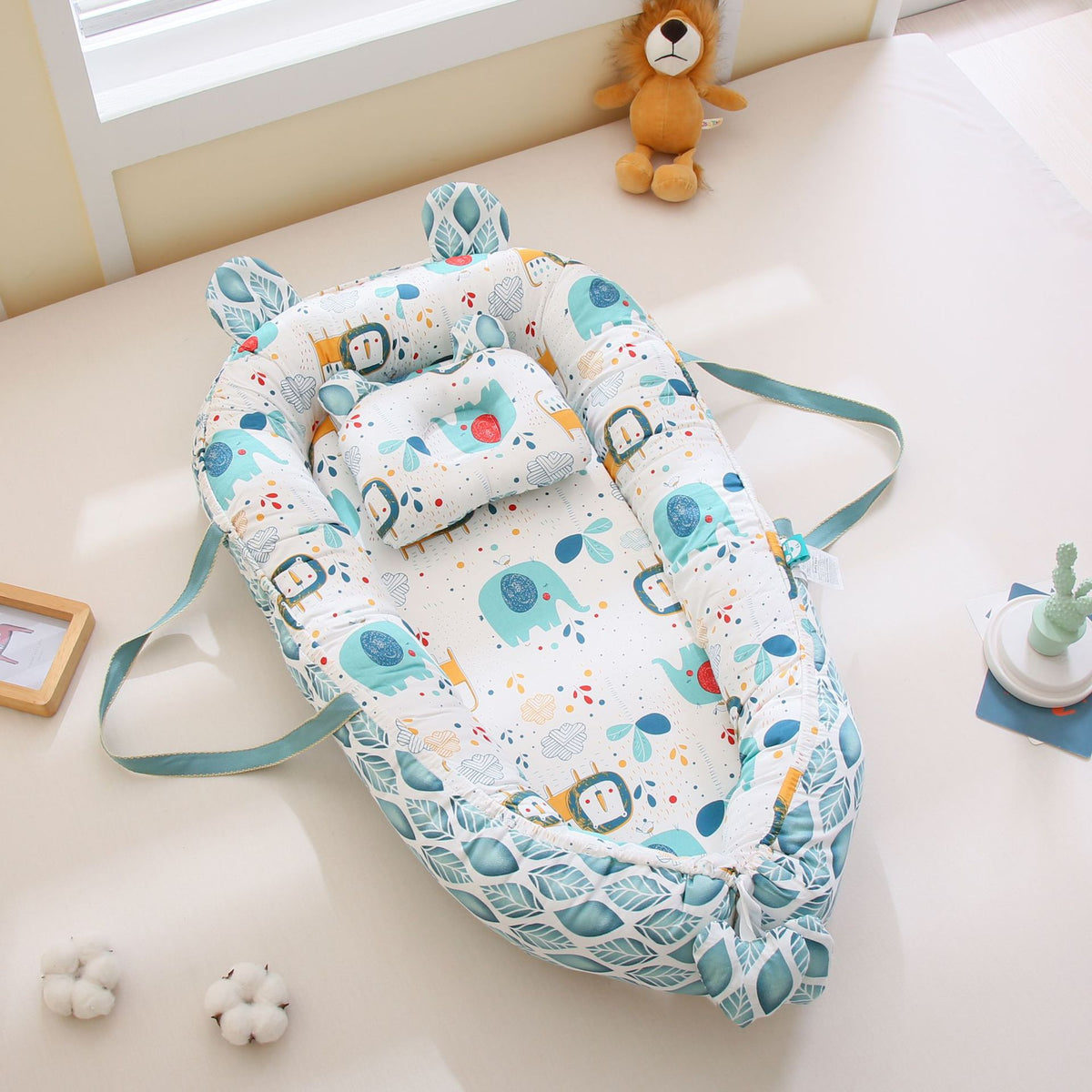 Portable Baby Crib Carry Bag - Foldable Travel Storage for Nursery