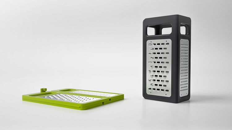 Foldable Cheese Grater with Stainless Steel Blades - Multi-Function Kitchen Slicer