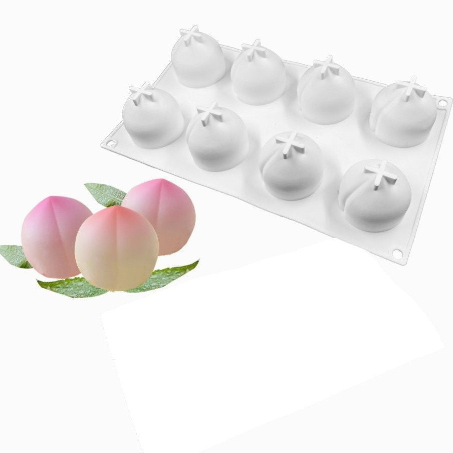 Silicone Fruit Candle Mold for Baking and Crafting - Assorted Shapes & Sizes