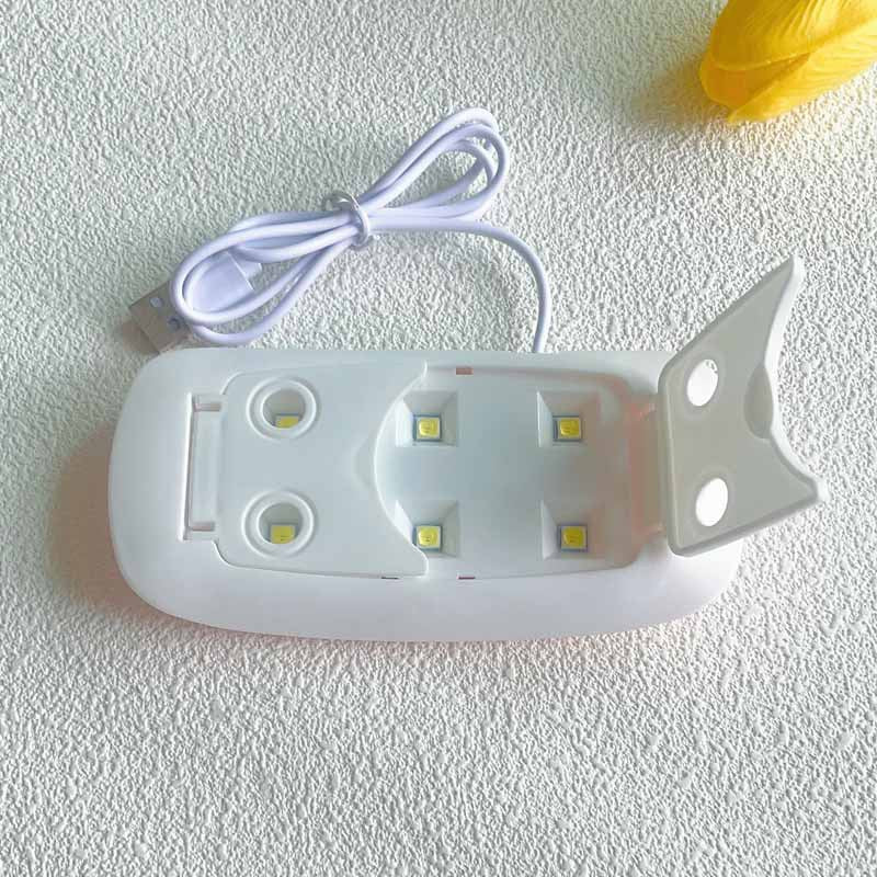 Portable Nail Heating Lamp for Gel Nails and Nail Art - Folding Handheld USB