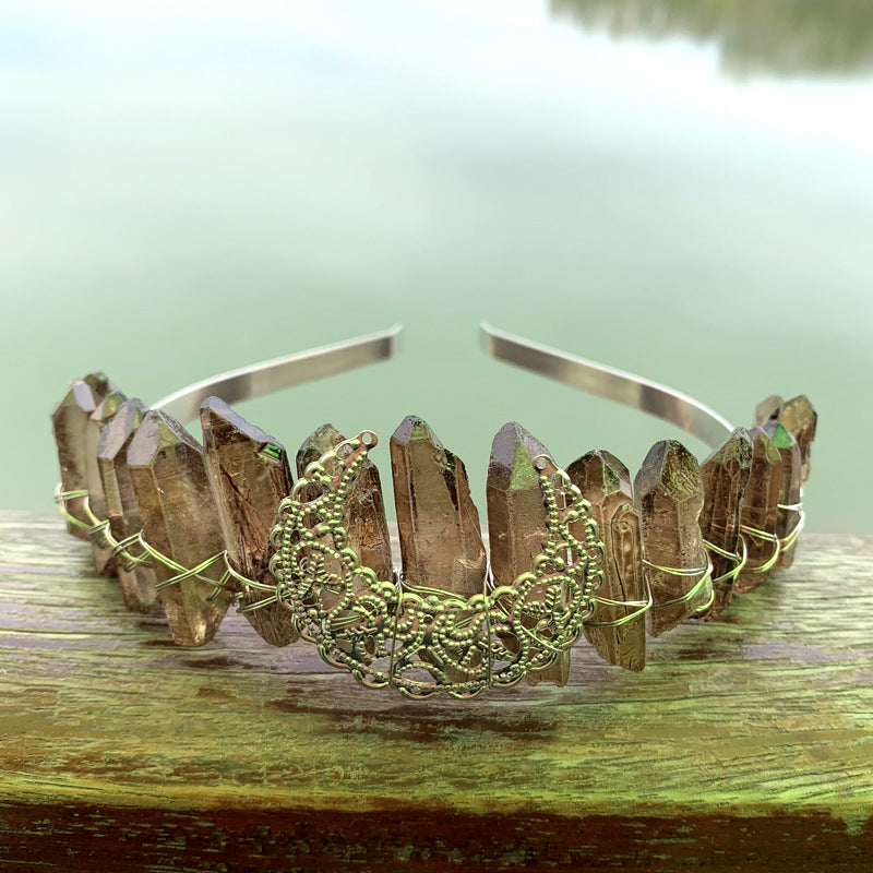 Crystal Rainbow Crown Hair Band
