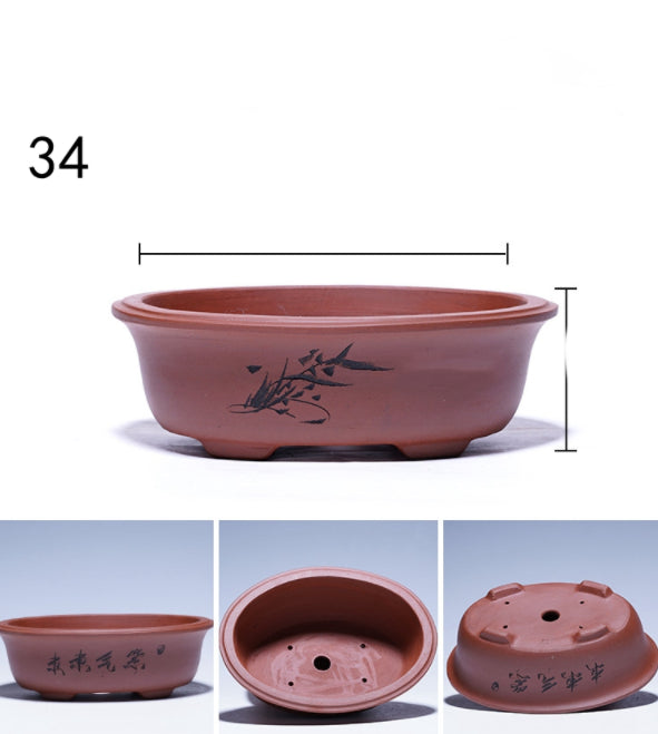 Purple Sand Flowerpot Tray for Yixing Pots - Garden & Home Storage