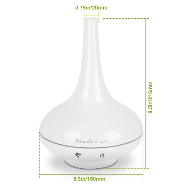 200ml Ultrasonic Aroma Diffuser with 7 Color LED Night Light and Auto Shut-Off