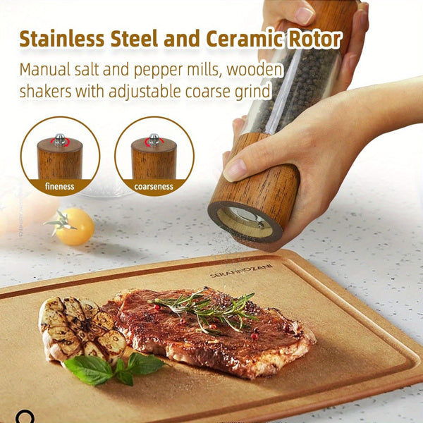 Acrylic Salt and Pepper Grinder Set - 2 Pieces