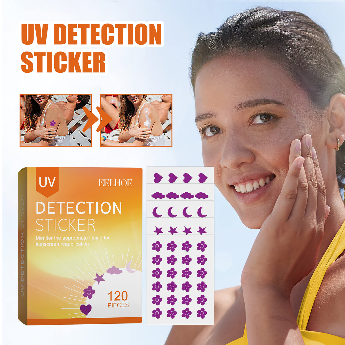 UV Detection Sticker Pack - 120pcs