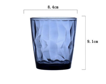Acrylic Restaurant Tea Cup - Transparent Octagon Drinkware, Shatter-Resistant