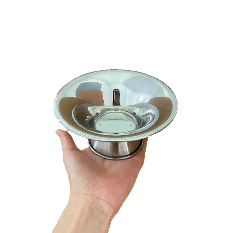 Stainless Steel Salad Bowl Ice Cream Cup Set - Modern Kitchen Storage