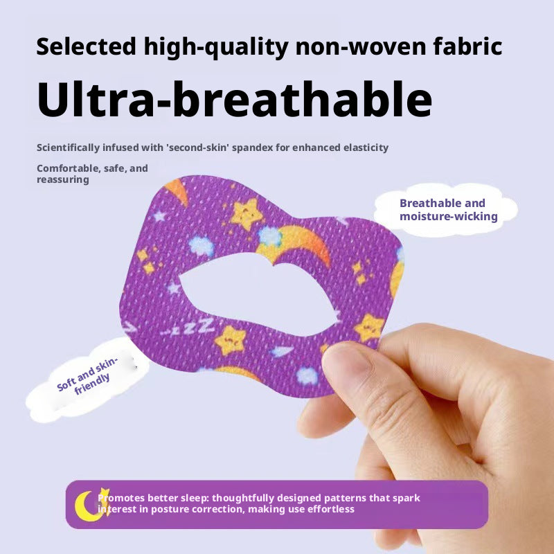 Purple Star Sky Non-Woven Shut Up Stickers - 30 Pieces