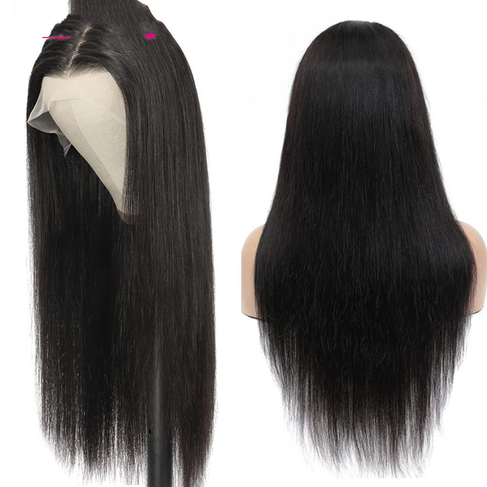 Human Hair Wig Headpiece - Straight, 7A 13x6 Style, Multiple Lengths