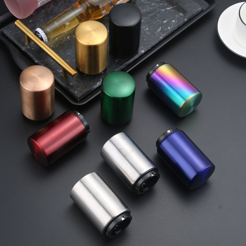 Seamless Metal Wine Bottle Opener - High-End Creative Screwdriver