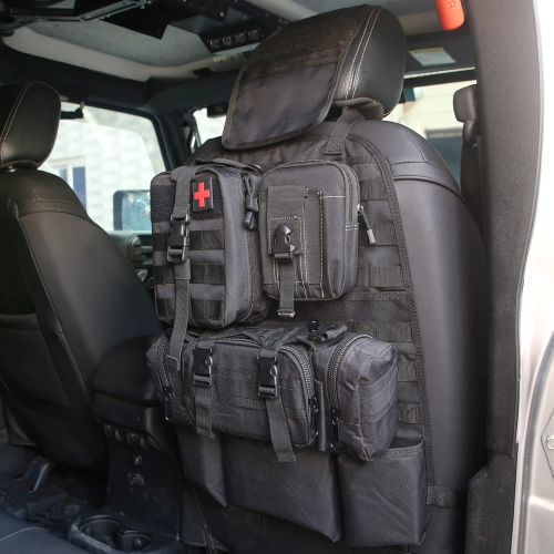 2 Set-Storage Bag, Back Seat Organizer With 3 Detachable Pouches,