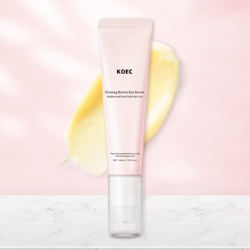 Retinol Eye Cream for Wrinkles and Dark Circles - Ginseng & Pink Peptide Options