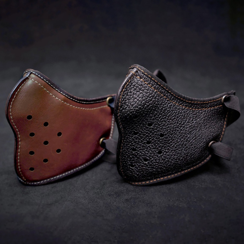 Punk Motorcycle Riding Mask - Leather