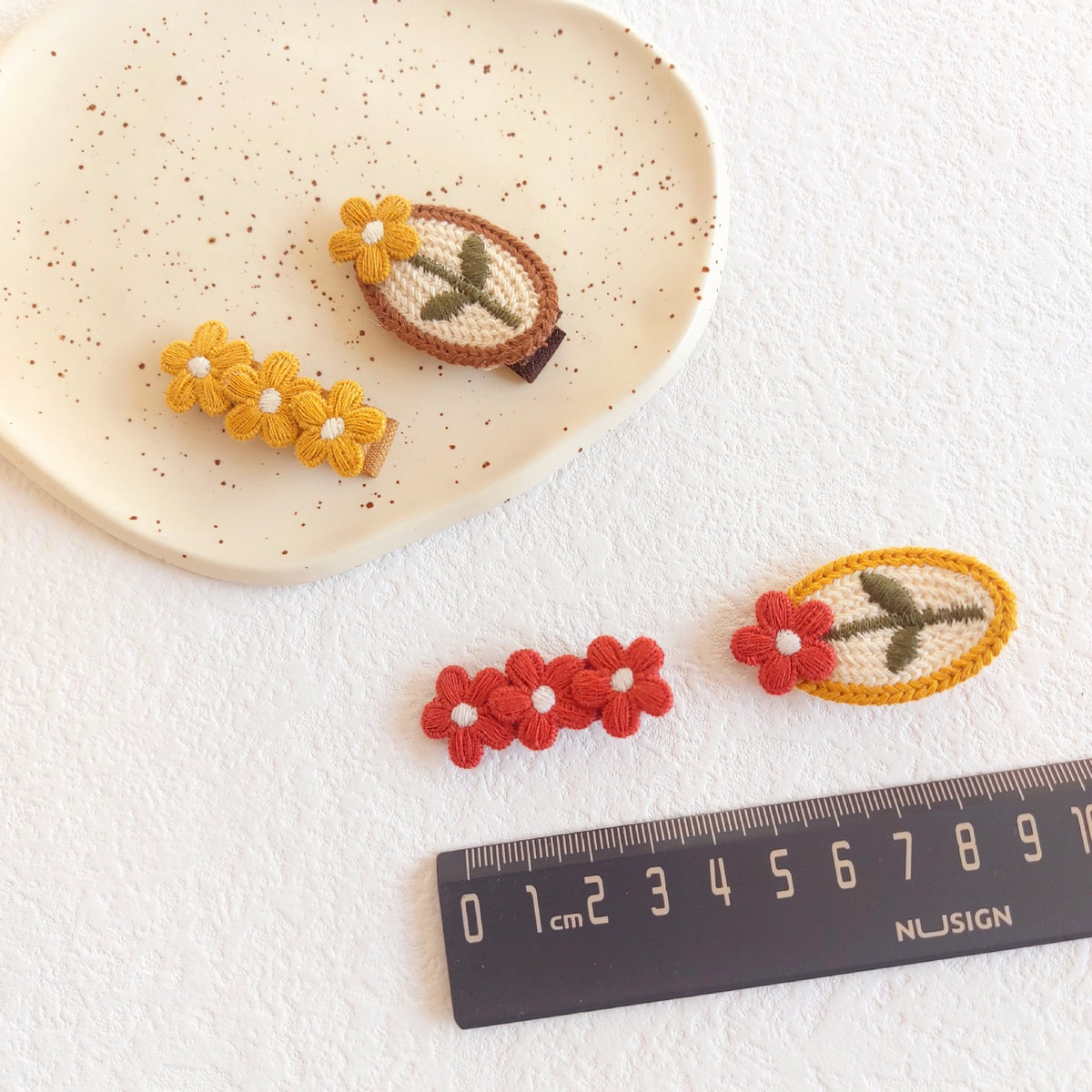 Kids Korean-Style Metal Hair Clip Pair