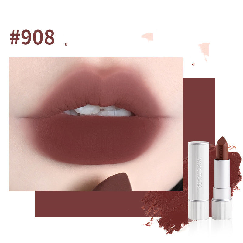 Velvet Lipstick Set - Soft Mist Caramel & Chestnut Autumn Winter Makeup