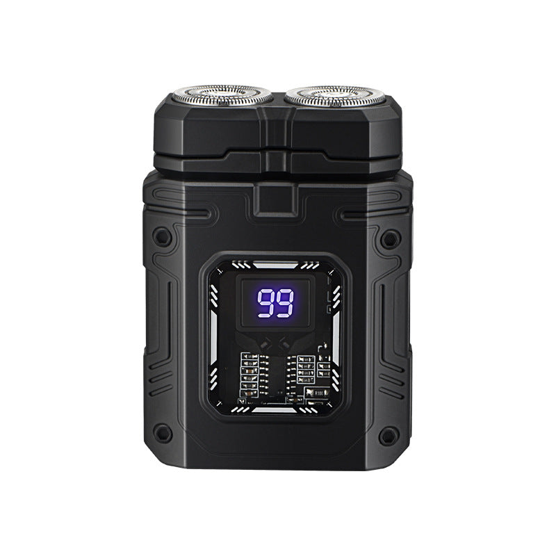 Rechargeable Electric Shaver with Digital Display