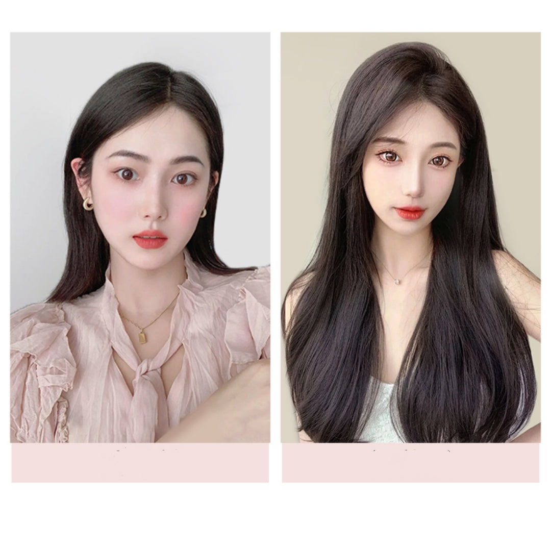 U-Shaped Human Hair Wig Piece - Seamless & Invisible Hair Extension