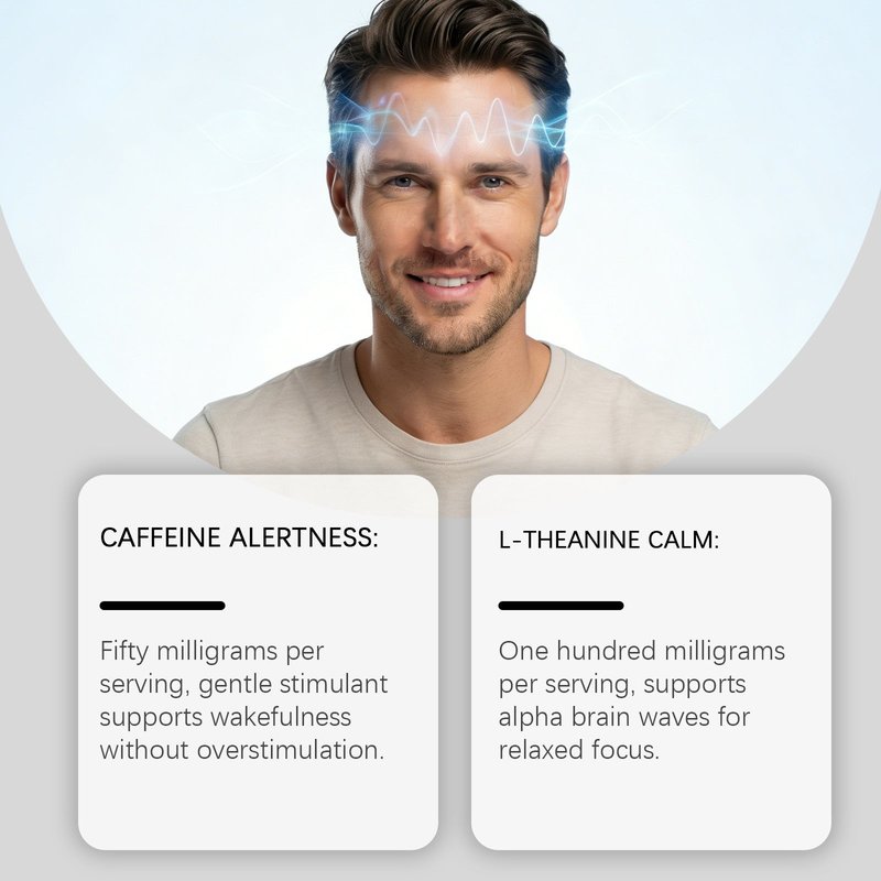 Caffeine & L-Theanine Focus Gummies - 60 Count