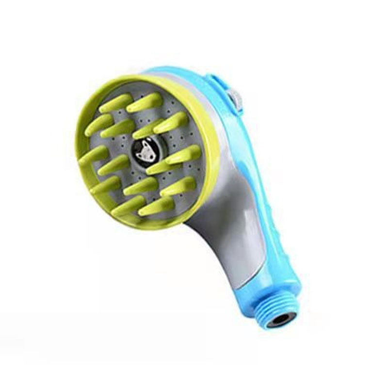 Dog Shower Head Massage Brush - Adjustable Water Spray for Pet Bathing