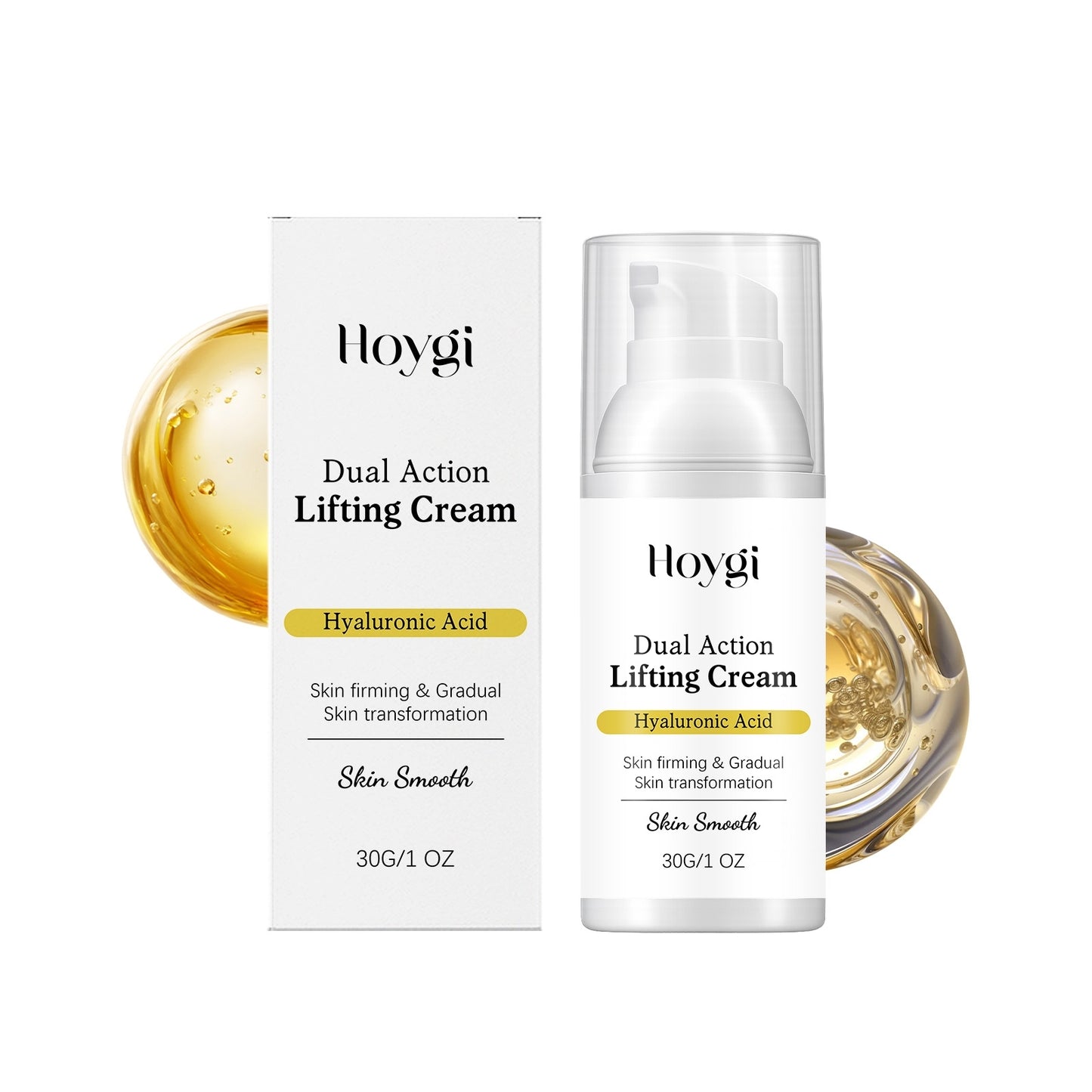 Double-Effect Lifting Face Cream 30g - Hydrating Skin Care for Youthful Look