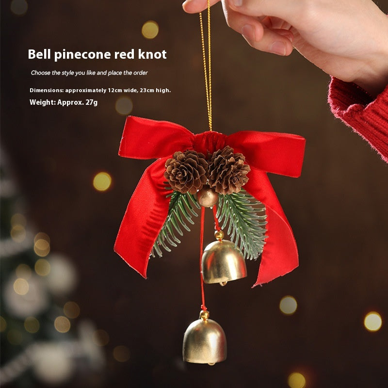 Christmas Hanging Decorations Set - Festive PVC & Plush Ornaments for Holiday Home Decor