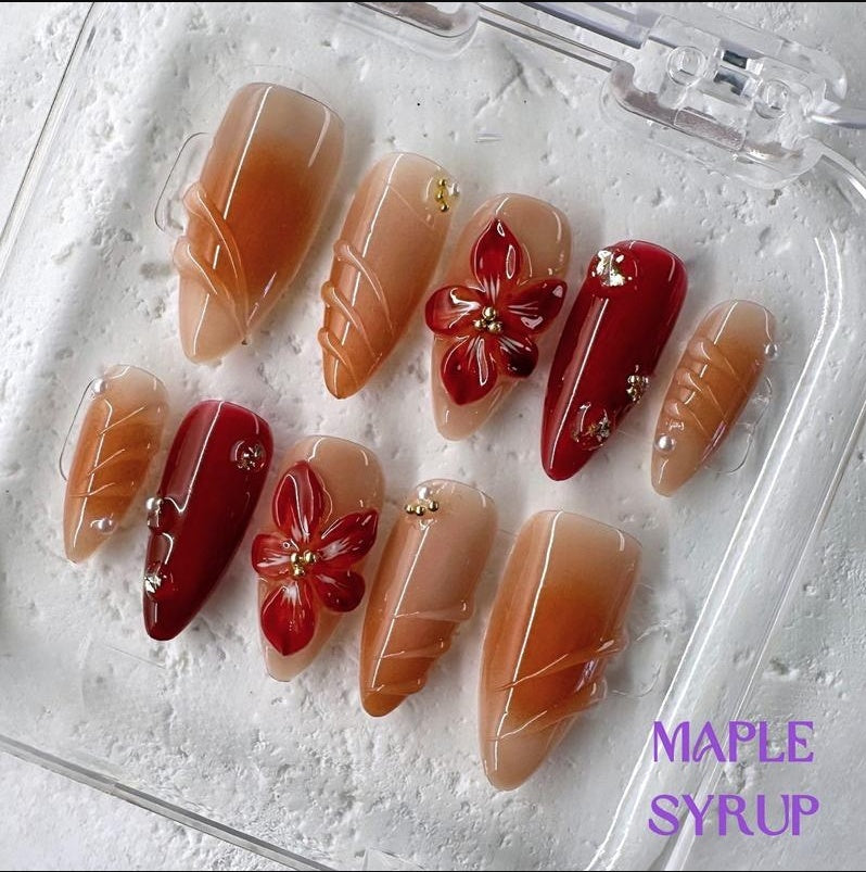 Professional Press-On Nail Patches - Easy Application Nail Art Set