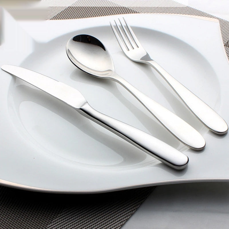 Stainless Steel Cutlery Set - Forks Spoons Knives & Chopsticks for Kitchen
