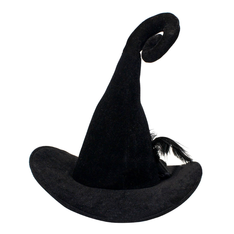 Black Festive Party Hat for Halloween & Celebrations