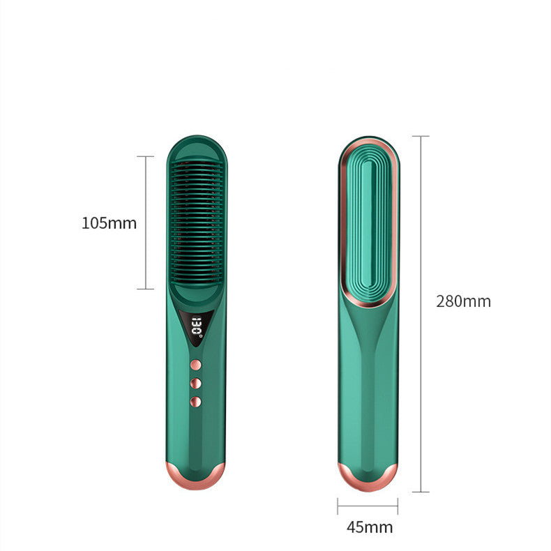 Dual-Use Hair Curler and Straightener - Electric Anion Curling Iron & Flat Iron