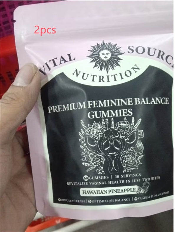 Feminine Balance Gummies - Pineapple Flavor, 60 Count