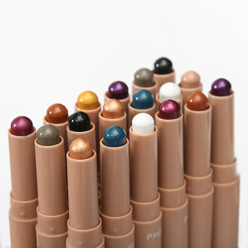 Monochrome Lipstick & Eyeshadow Stick Makeup Set - Multiple Colors