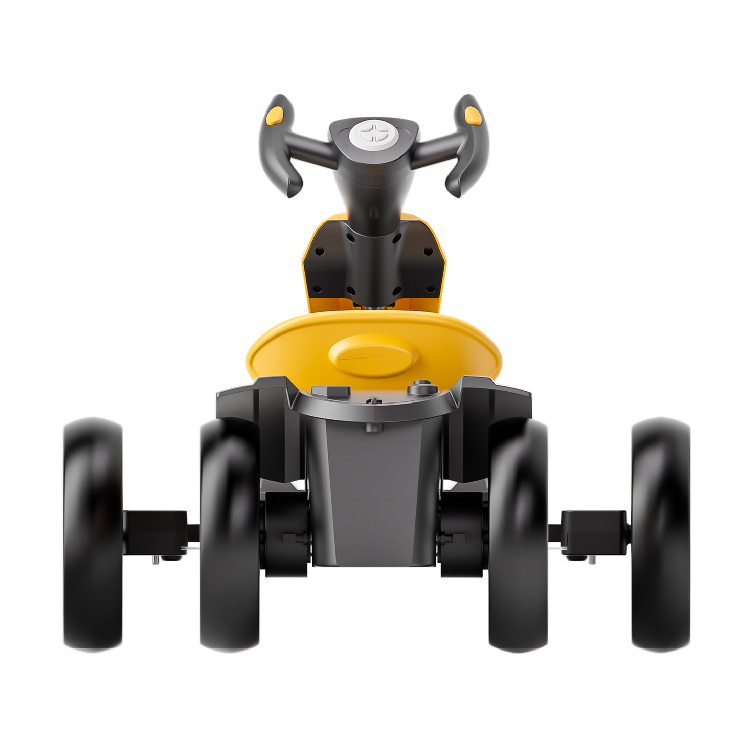 12V Electric Kids Pedal Go Kart with Adjustable Seat - Yellow