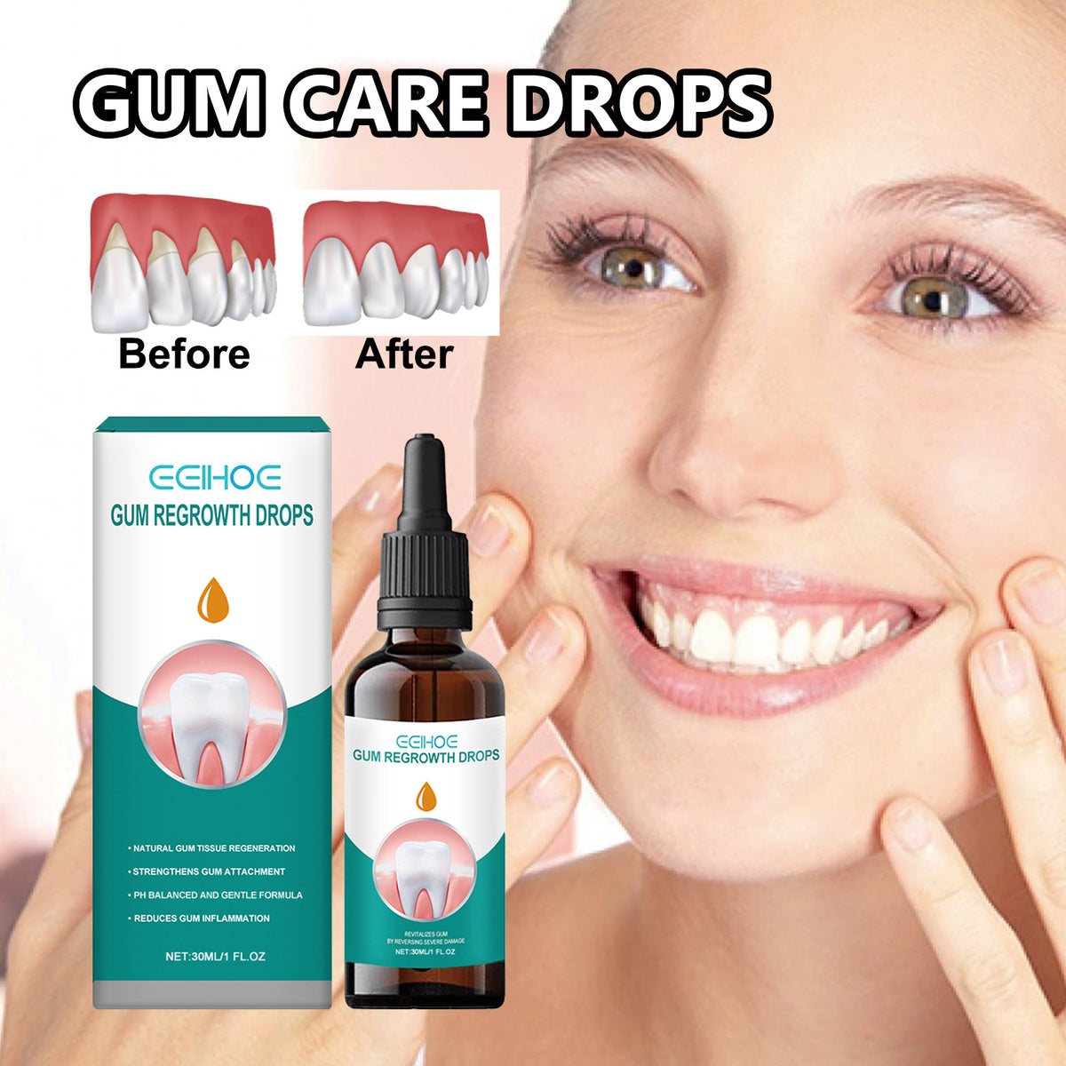 Repair Swelling And Aching Of Gum Cleaning Tooth Stains Oral Care