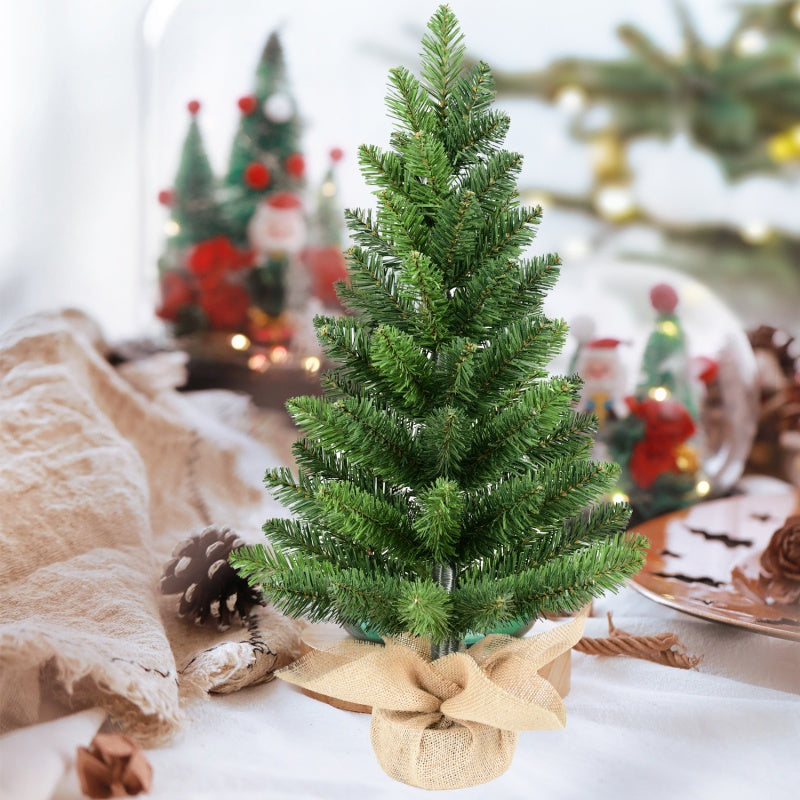 2ft PVC Desktop Christmas Tree - Set of 2