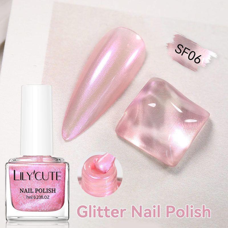 Quick-Dry Metallic Mirror Nail Polish No Baking Required - Water & Oily Resistant