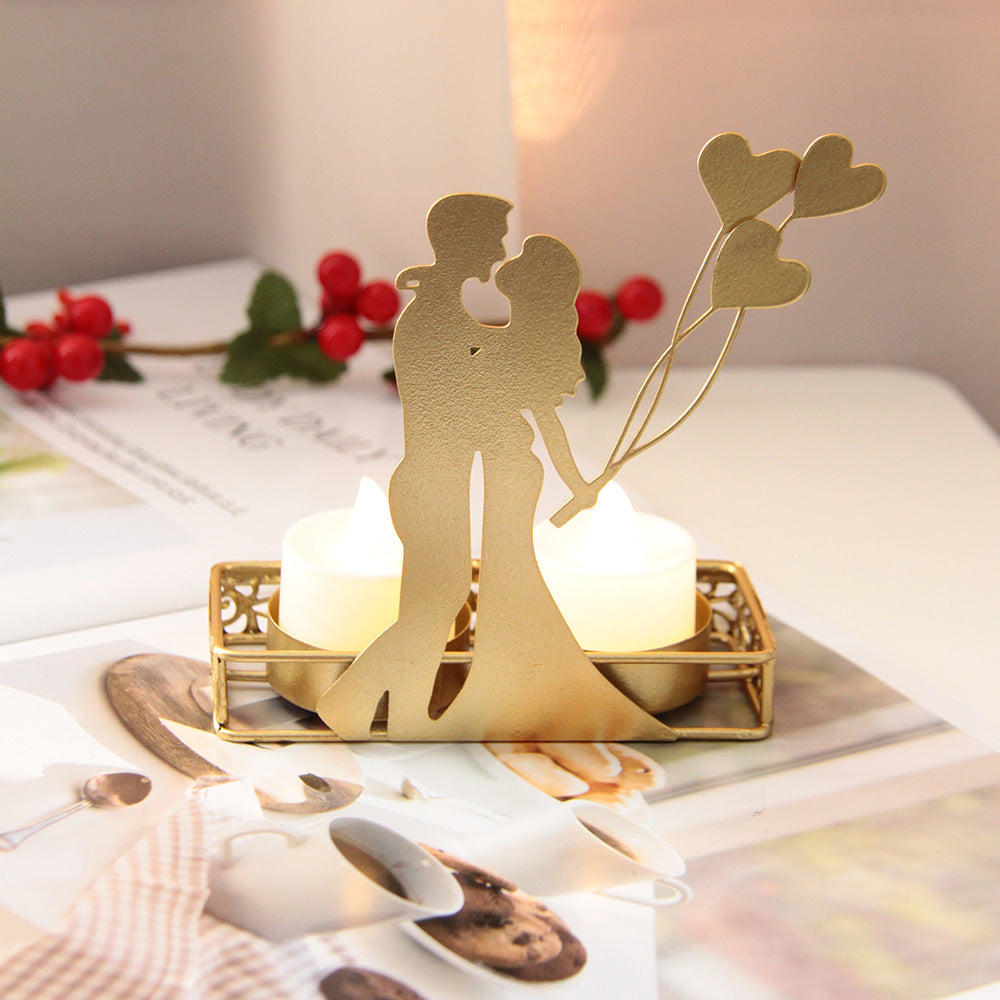 Romantic Candlestick for Wedding Home Decor & Party Props
