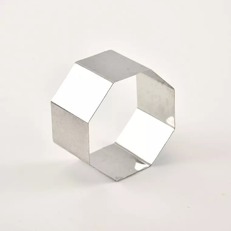 Stainless Steel Cake Mold - Octagon Fruit & Cookie Baking Tool