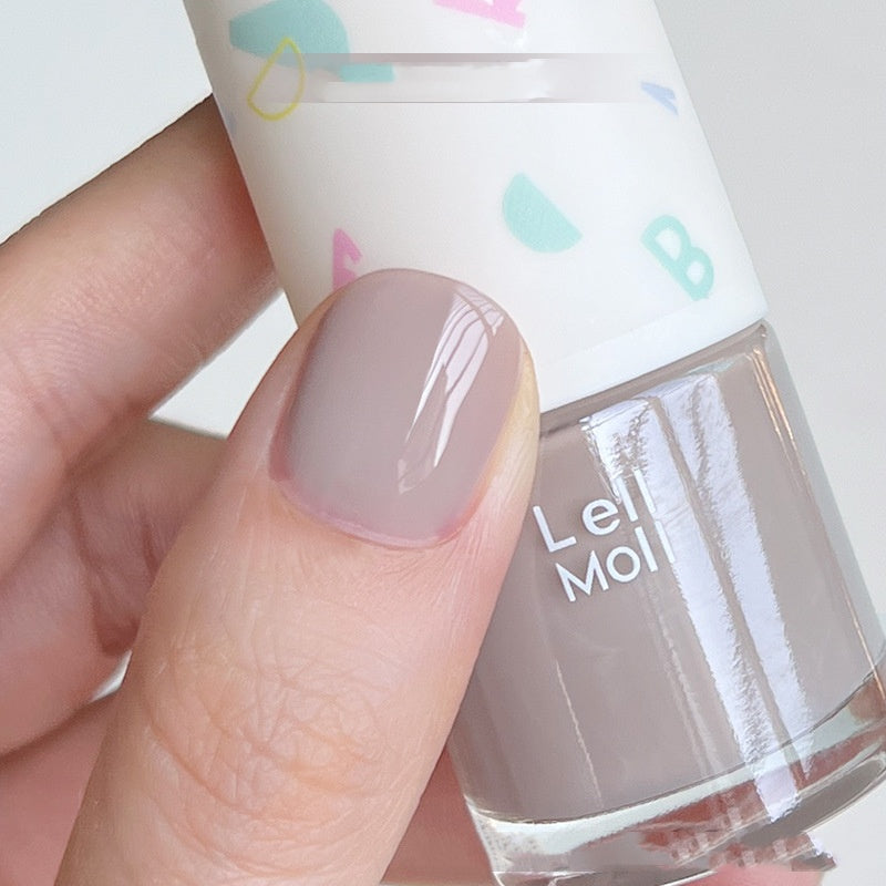 Water-Based Tearable Nail Polish - Quick-Drying & Odor-Free Formula