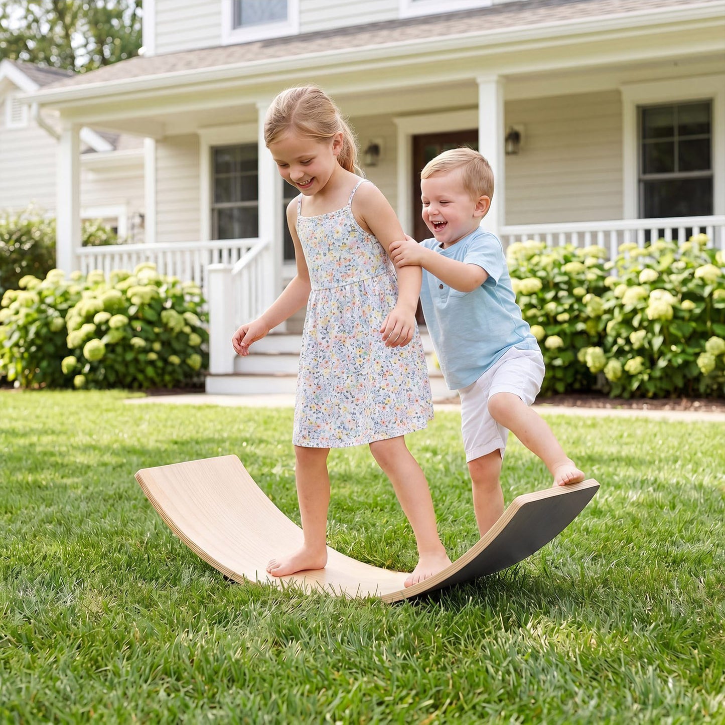 32 Inch Rocker Board Sensory Training Kids Balance Seesaw 300 Lbs