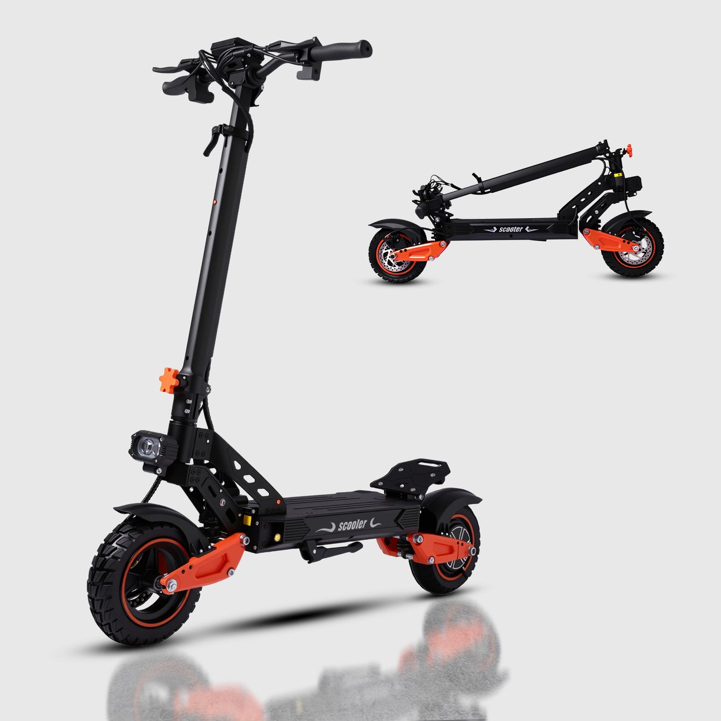 1600W Off-Road Electric Scooter - 48V 21Ah, 65km/h Top Speed