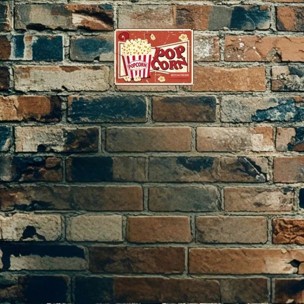 Metal Tin Wall Decoration - 20 cm x 20 cm