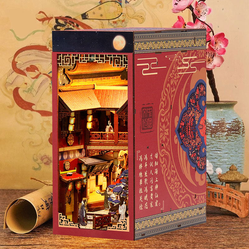Wooden Book Stand Creative Home Decor - Multi-Color Variants