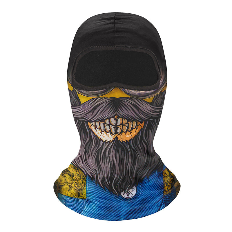 Winter Motorcycle Face Mask - Fleece-Lined Neck Warmer for Men & Women