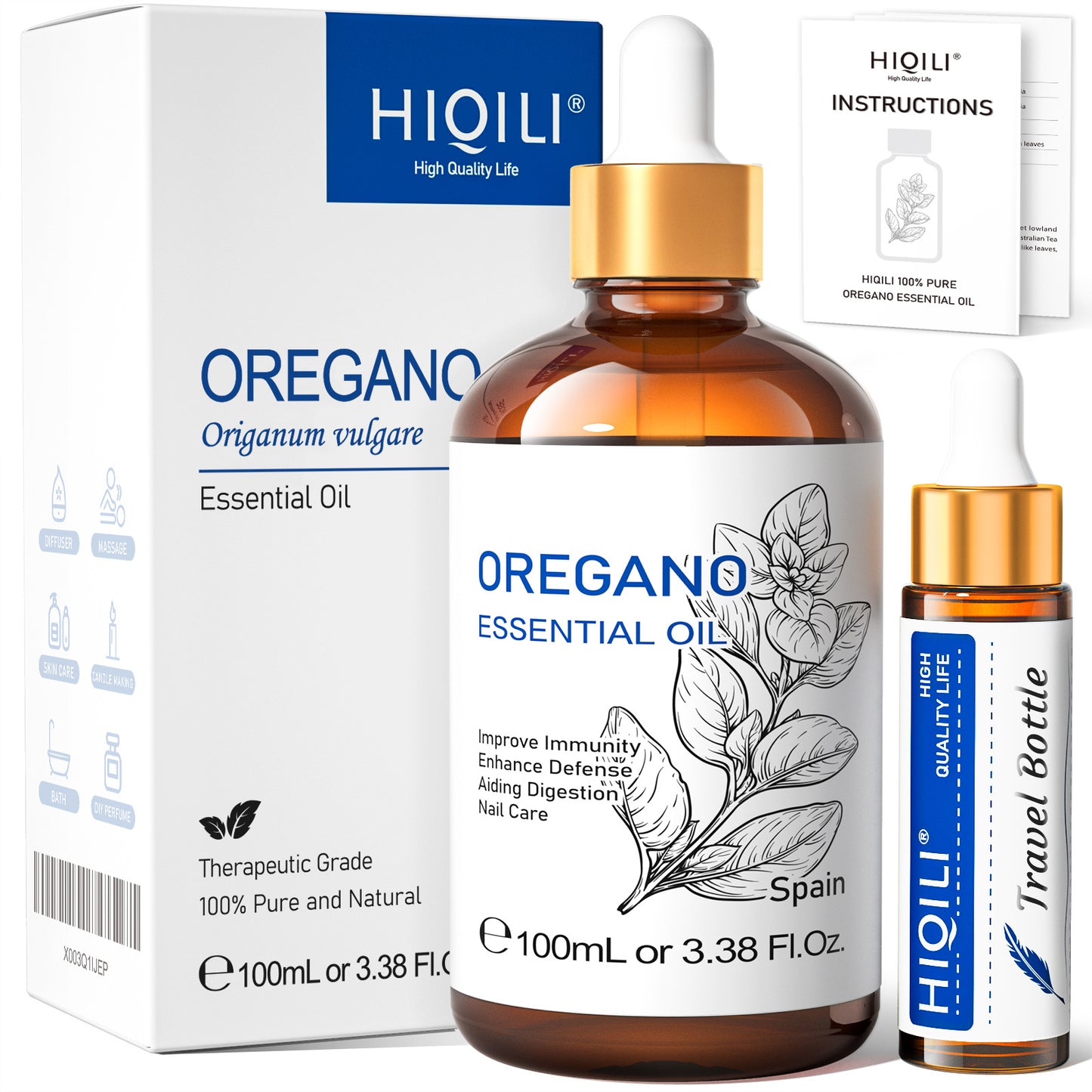 Essential Oil Plant Extract Massage Oil for Relaxation 100ml
