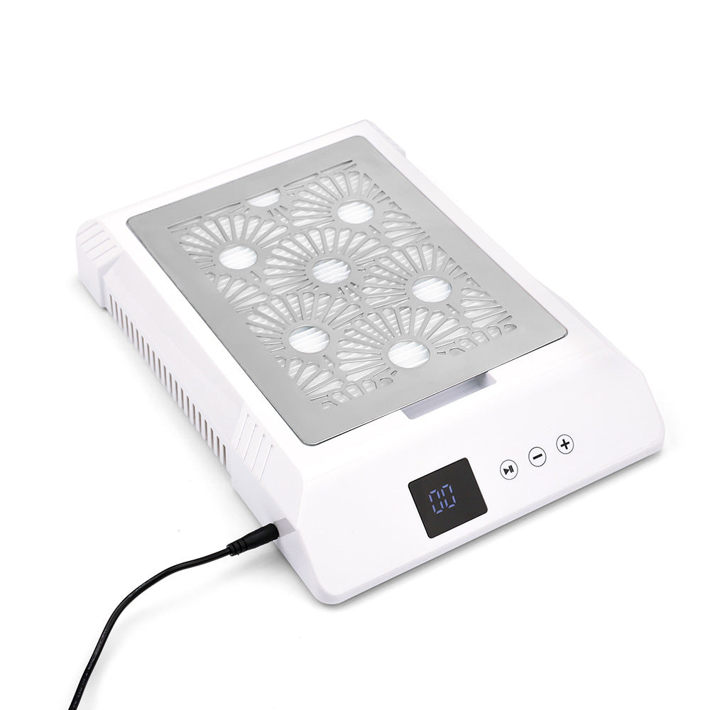 Desktop Nail Dust Cleaner with Filter for Manicure Dust Absorption
