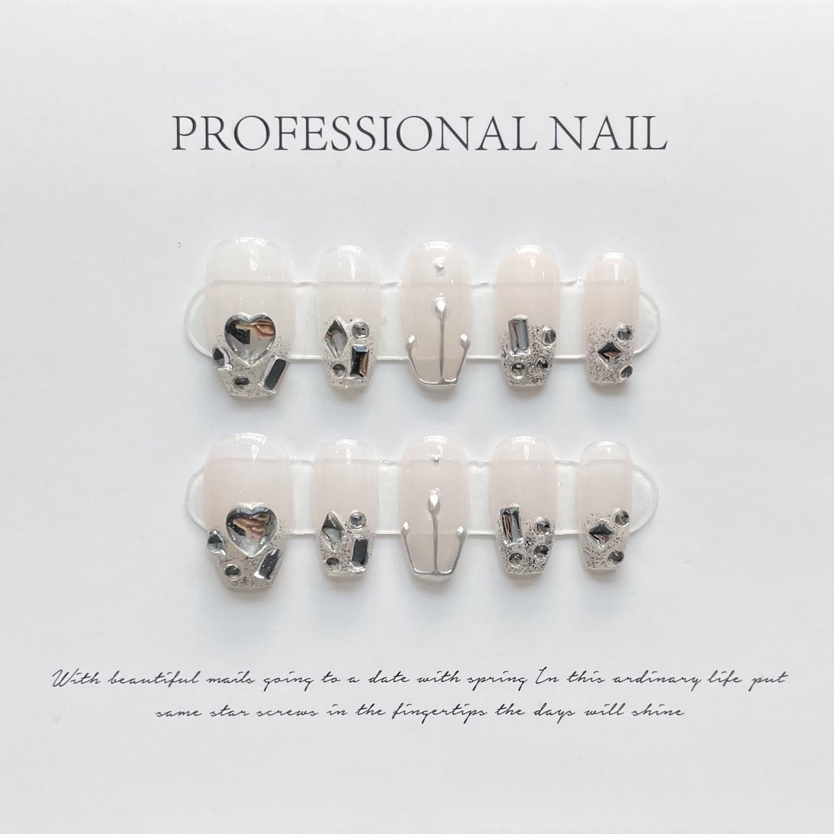 Nail Stickers Removable Patch - 10 Pair Set