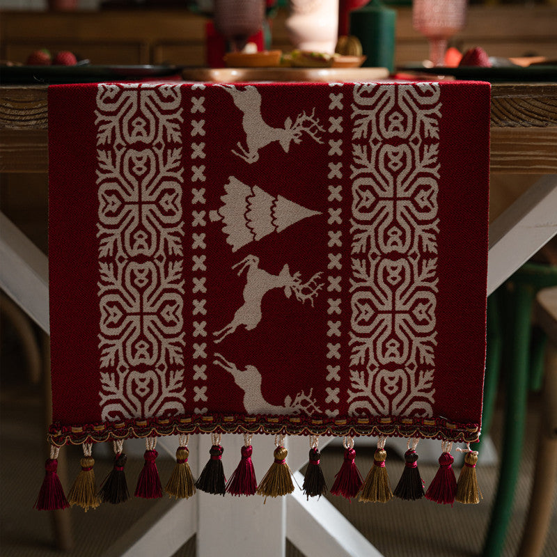 Tassel Home Decor Flag with Polyester Material - Multiple Styles & Sizes