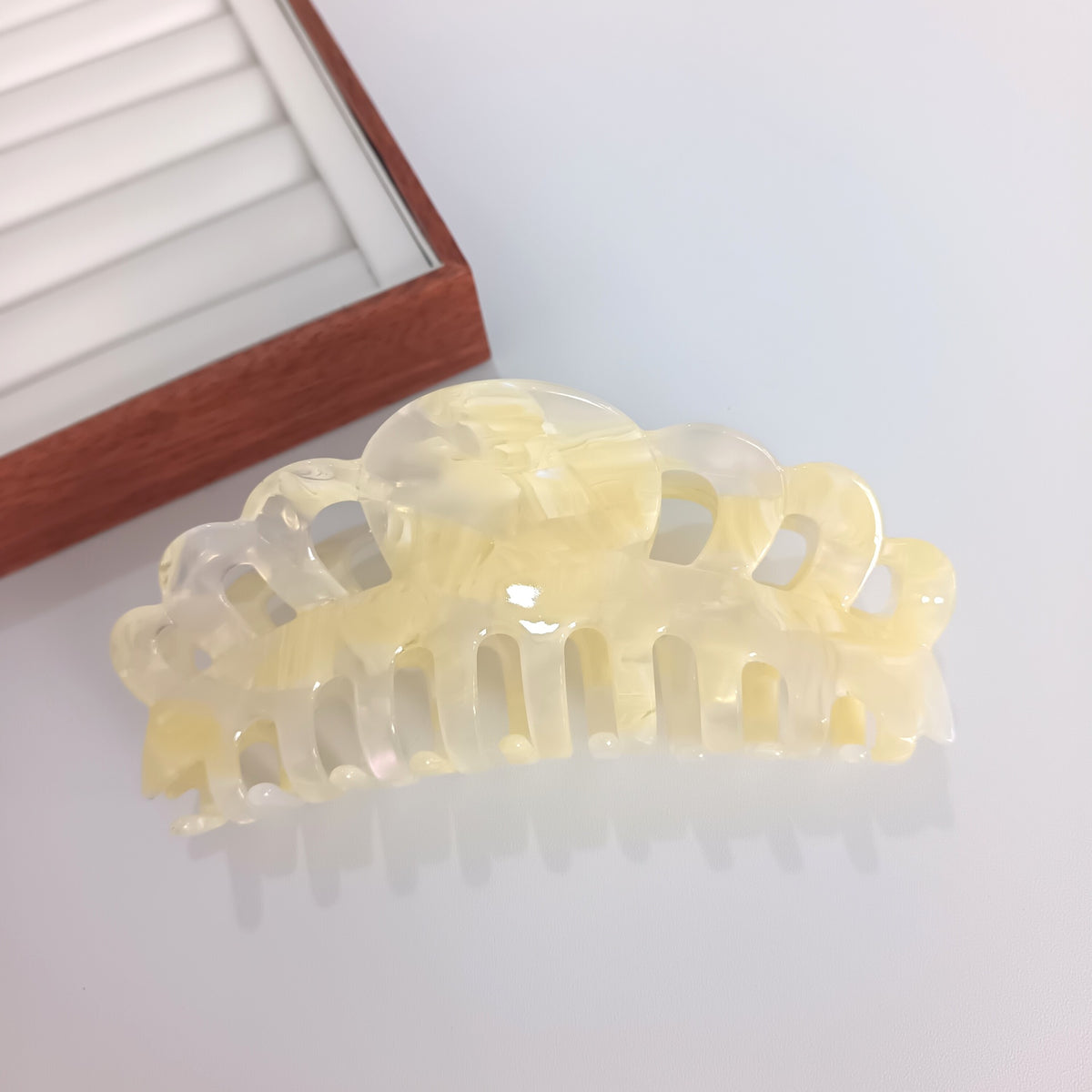 Oversized Crown Hair Barrettes - Handmade Acetate Hair Clips for Women