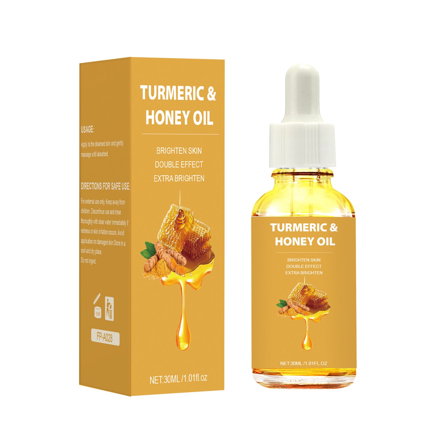 Turmeric Honey Essential Oil 30ml - Natural Skin Care Remedy